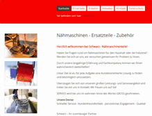 Tablet Screenshot of elna-schwarz.de